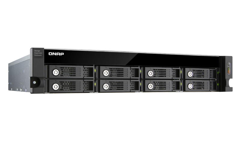 QNAP UX-800U-RP/32TB-TE disk array Rack (2U) Black, Grey – image 2