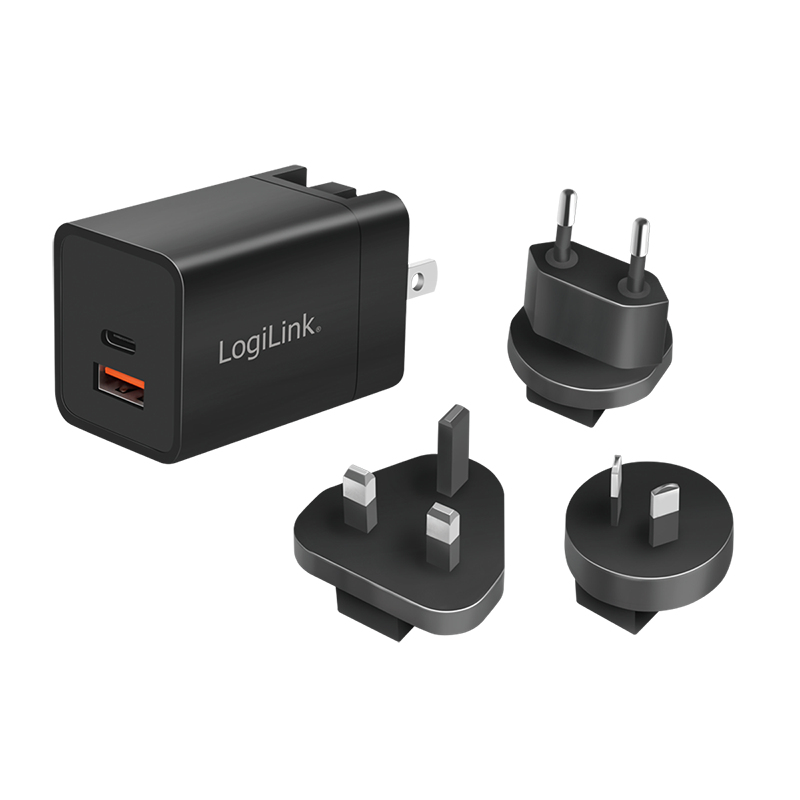 LogiLink PA0301 mobile device charger Universal Black AC Fast charging Indoor – image 1