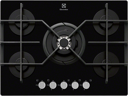 Electrolux EGT7353YOK hob Black Built-in Gas 5 zone(s)