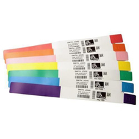 Hospitalsarmbånd Zebra Z-Band UltraSoft - rød/hvid, 25 x 279 mm, 1.050 stk.