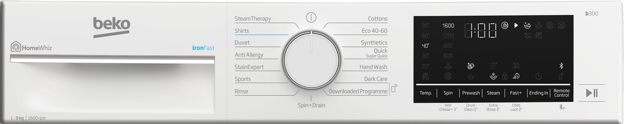 Beko B3W5962IW washing machine Front-load – image 3