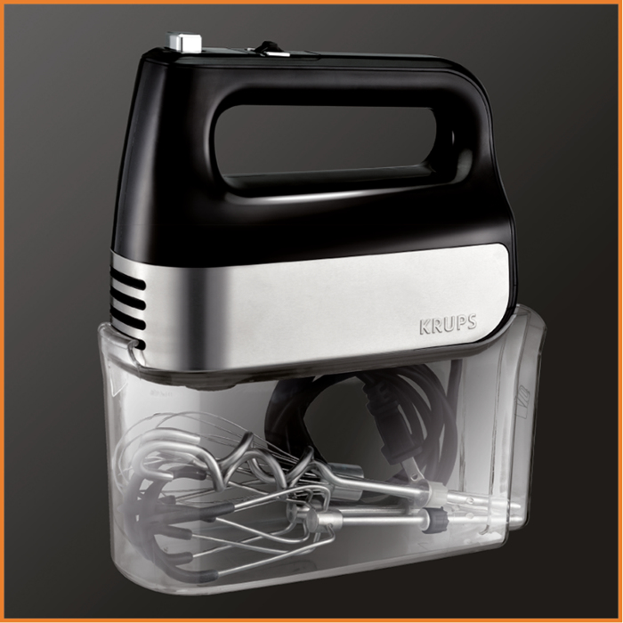Krups GN492851 mixer Hand mixer Black, Stainless steel – image 2