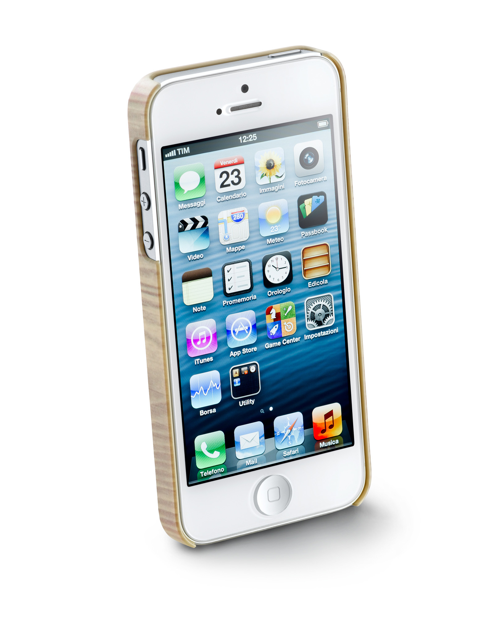 Cellularline Wood - iPhone 5S/5 - Beige – image 2