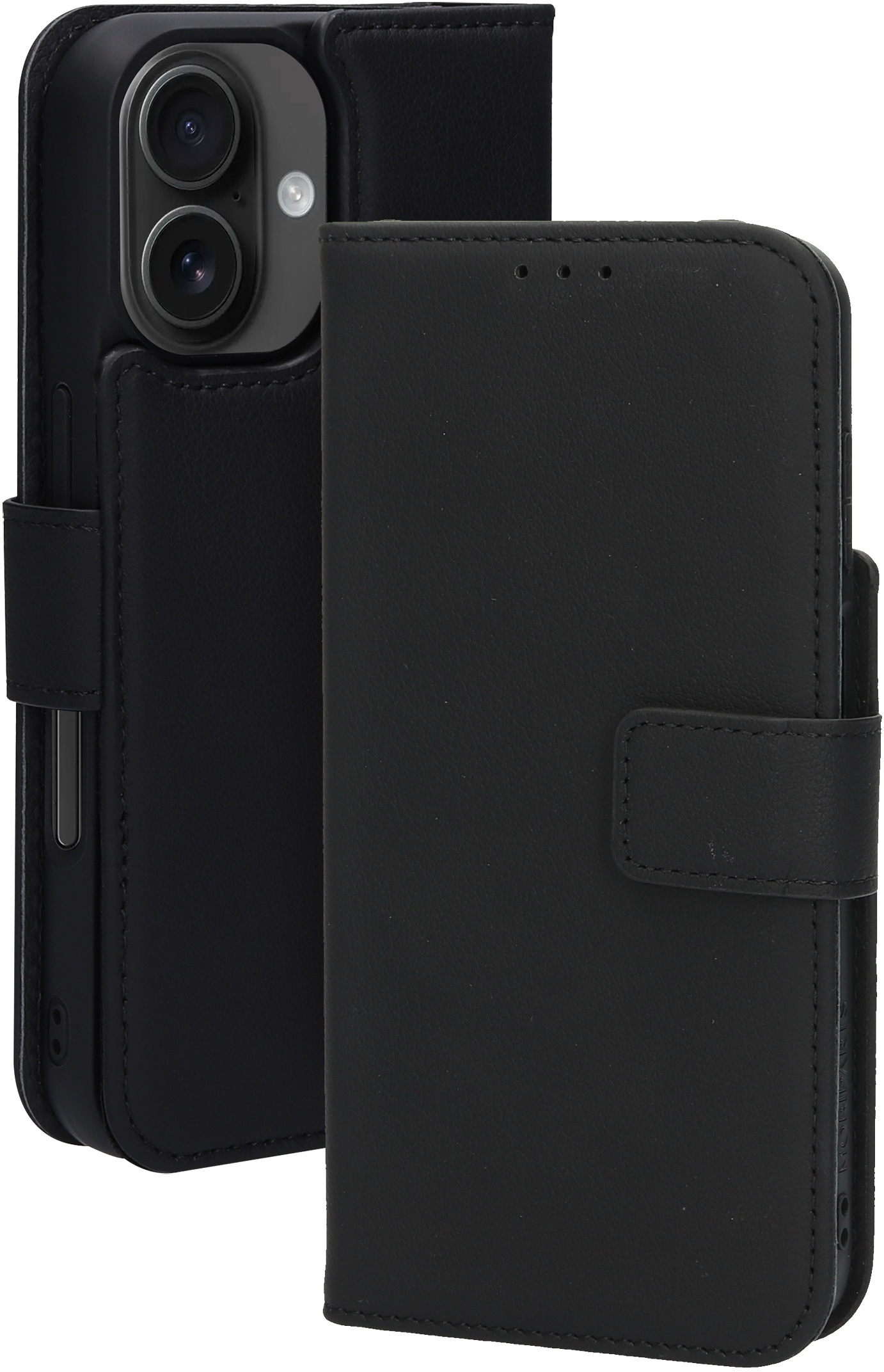 Mobiparts Leather 2 in 1 Wallet Case Apple iPhone 16 Black – image 2