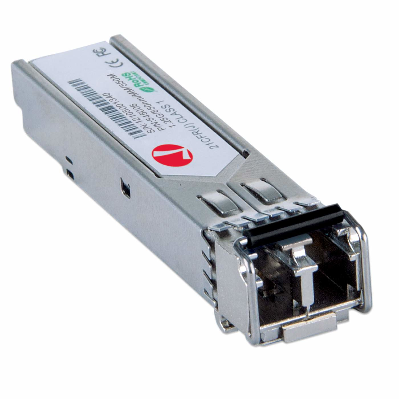 Intellinet Transceiver Module Optical, Gigabit Fiber SFP Mini-GBIC, 1000Base-Sx (LC) Multi-Mode Port, 550m, Wavelength 850nm, Ethernet, Fibre, MSA Compliant, Eq – image 2
