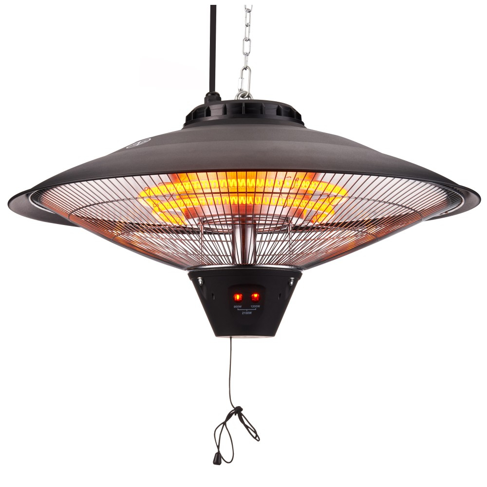 Techly IC-HEATOUT002 electric space heater Indoor & outdoor Black – image 1