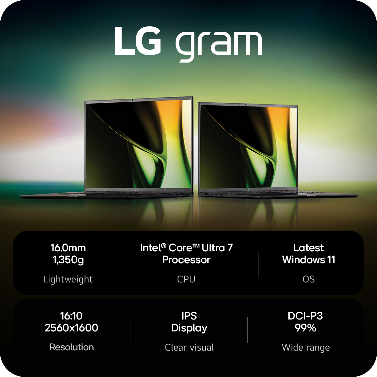 LG Gram 17Z90S-G.AD78A1 laptop Intel Core Ultra 7 155H – image 2
