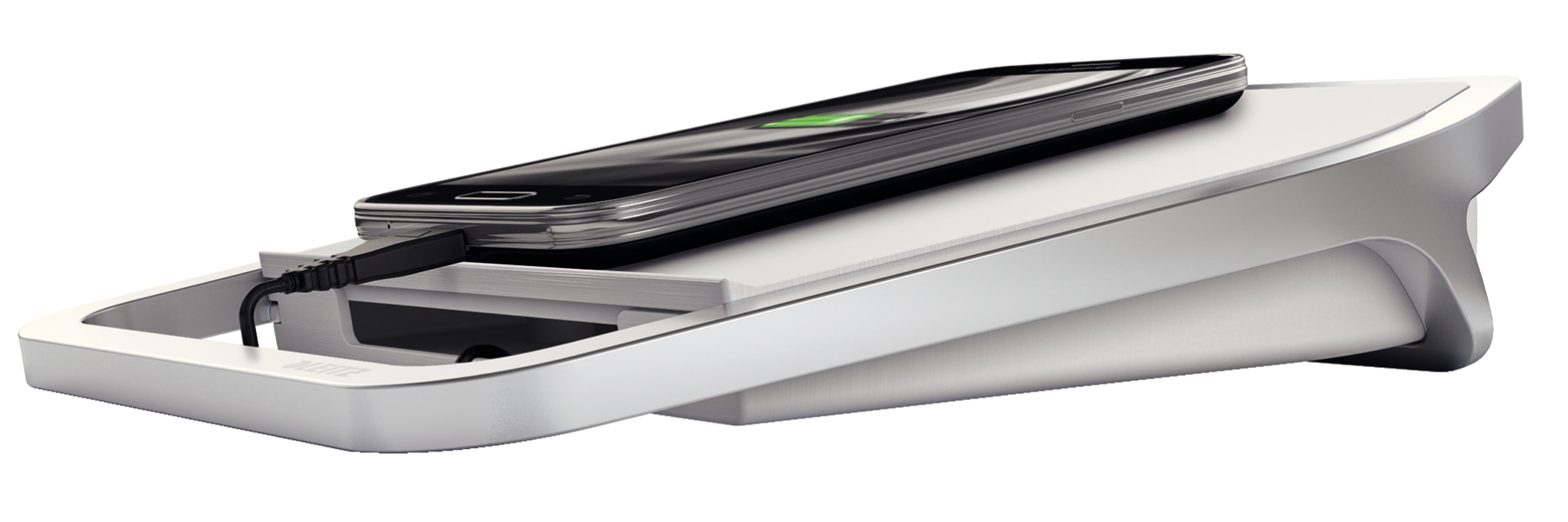 Leitz 65120004 mobile device charger Smartphone, Tablet Silver, White AC Indoor – image 2