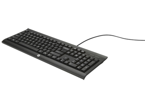 HP K1500 keyboard Office USB Black – image 2