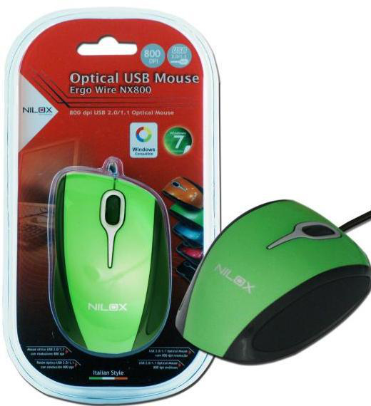 Nilox 10NXMP08ER005 mouse USB Type-A Optical 800 DPI – image 2