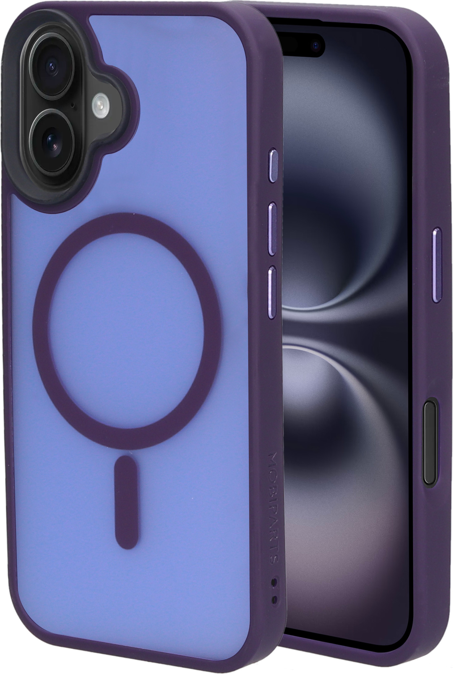 Mobiparts Hardcover Apple iPhone 16 Satin Purple (Magsafe Compatible)