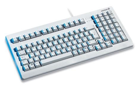 Cherry 19" compact PC keyboard, light grey, SF