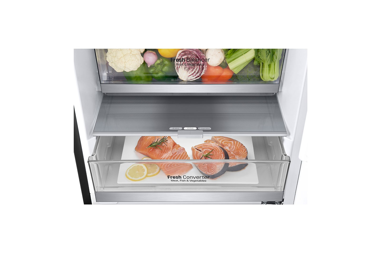 LG GBB92MCB1P fridge-freezer Freestanding – image 9