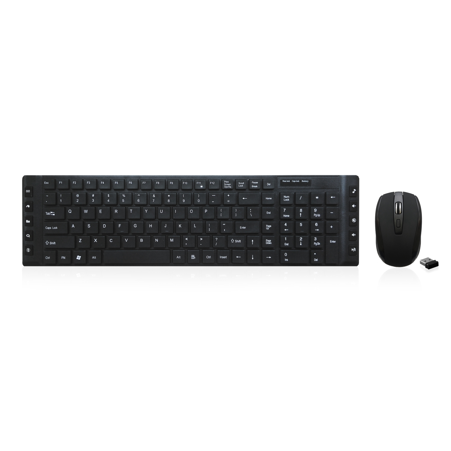 Ewent EW3111 keyboard Mouse included Universal RF Wireless QWERTY Spanish Black