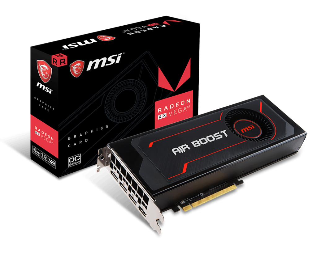 MSI V368-008R graphics card AMD Radeon RX Vega 64 – image 1