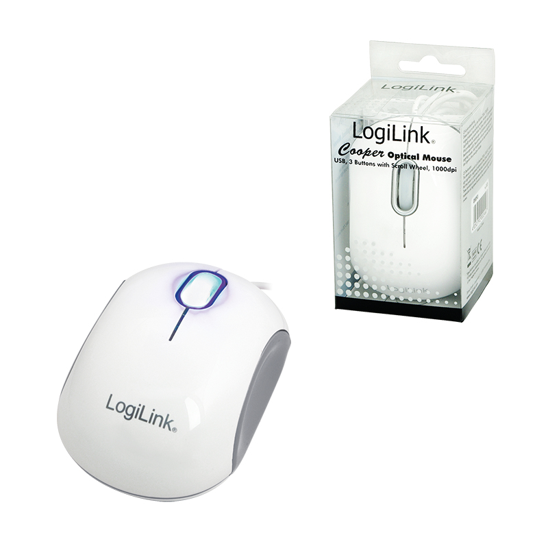 LogiLink ID0093A mouse Office Ambidextrous USB Type-A Optical 1000 DPI – image 3