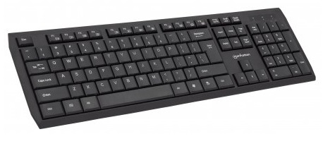 Manhattan 178723 keyboard USB QWERTY Black – image 2