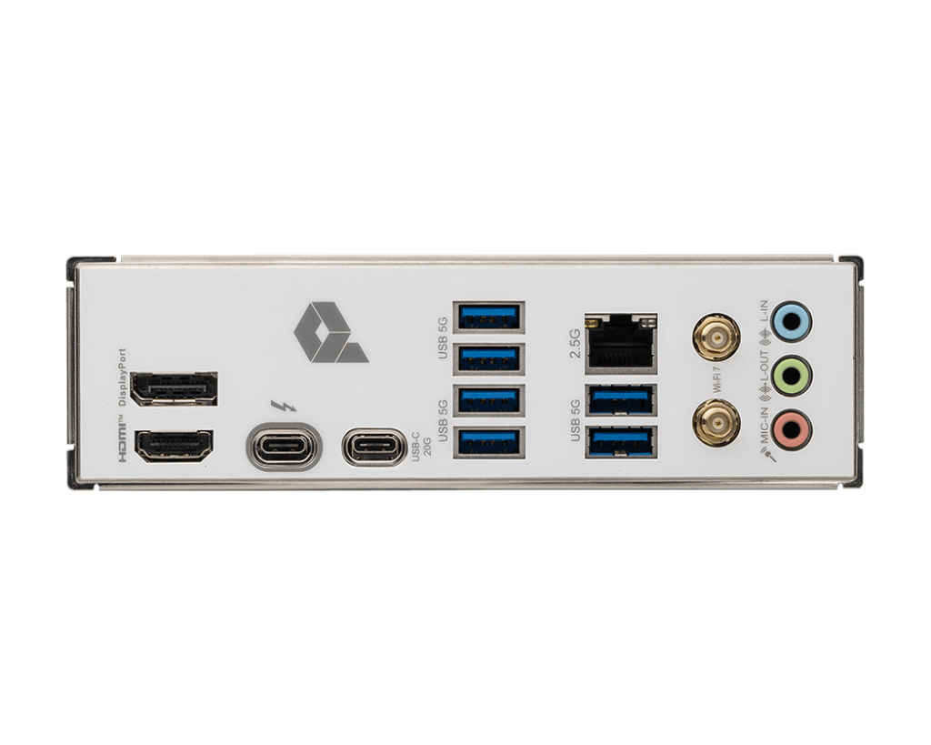 MotherBoard 1851 ATX MSI Z890-S WIFI WHITE, 256GB RAM DDR5 Max, 1 M.2 PCIE 5 + 2 M.2 PCIE 4, Wi-Fi 7 + BT 5.4
