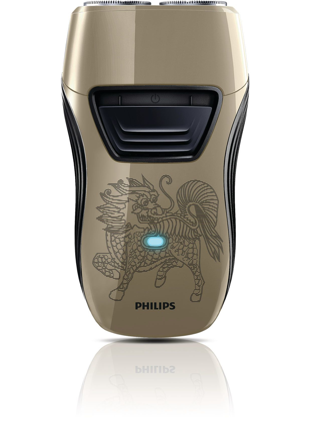 Philips PQ255/18 men's shaver Rotation shaver Brown, Gold