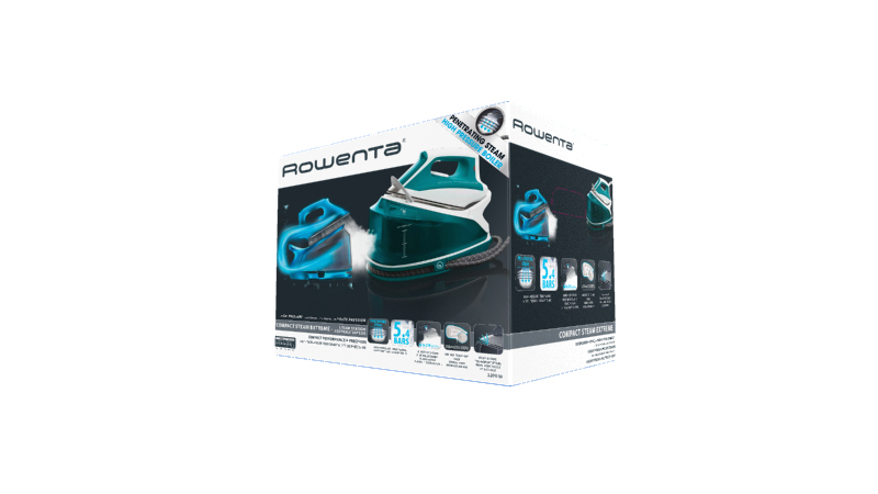Rowenta DG752 2200 W 1.2 L Microsteam 400 soleplate White, Blue – image 2