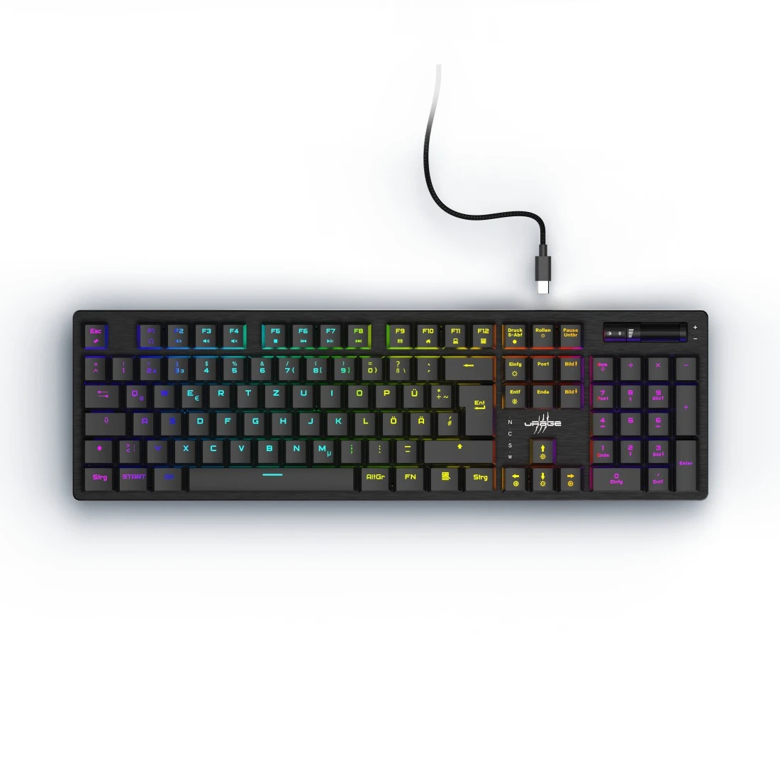 Hama 00217834 keyboard Gaming USB QWERTZ German Black – image 2