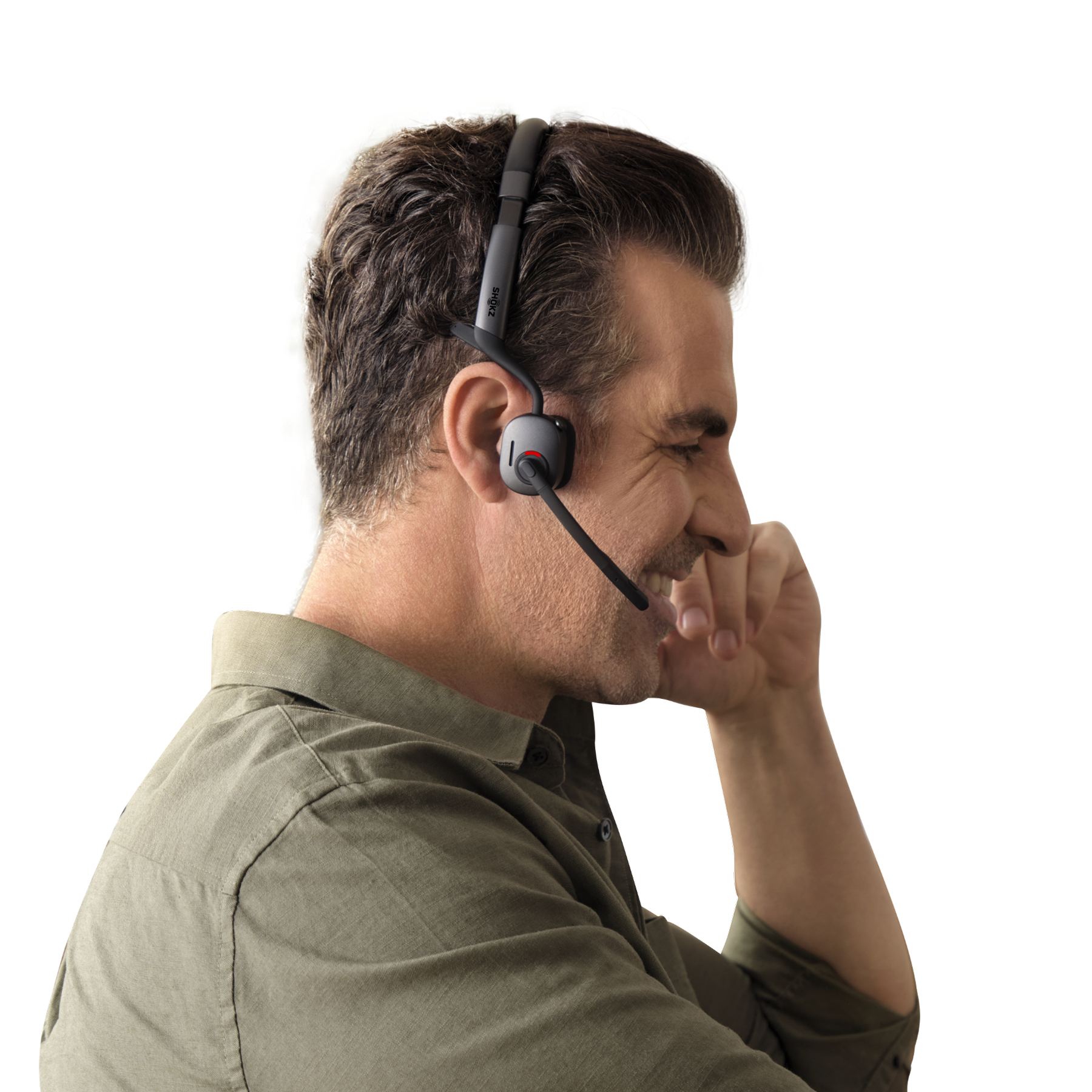 SHOKZ OpenMeet2 Headset Wireless Open-ear Office/Call center Bluetooth Black – image 5
