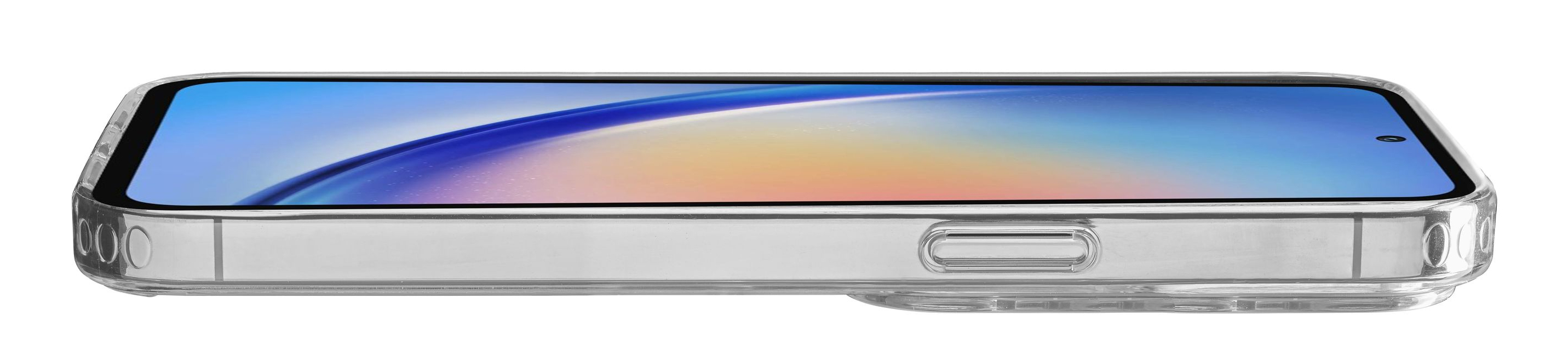 Clear Duo - Galaxy A35 5G Starre Schutzhülle mit Gummirändern