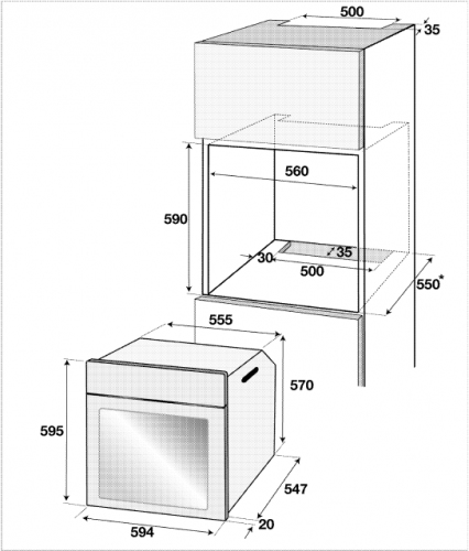 Beko BIR213XP oven – image 5