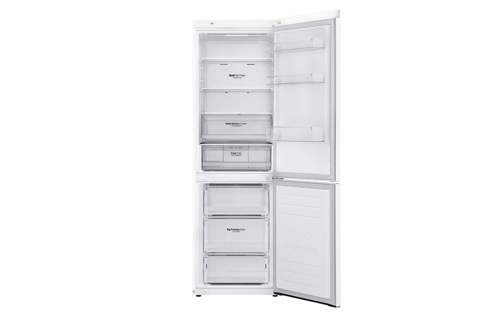 LG GBB61SWHMN fridge-freezer Freestanding – image 3