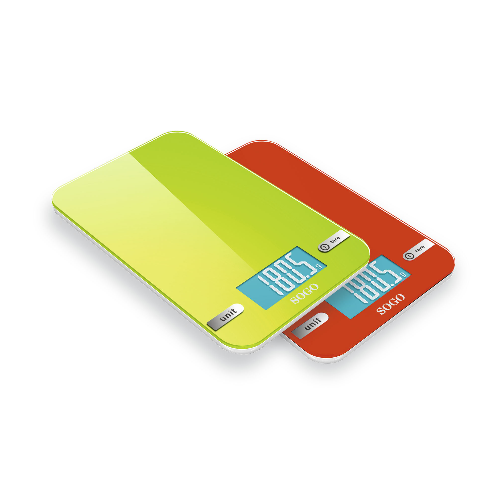 Sogo BAC-SS-3960R kitchen scale Red Countertop Rectangle Electronic kitchen scale – image 7