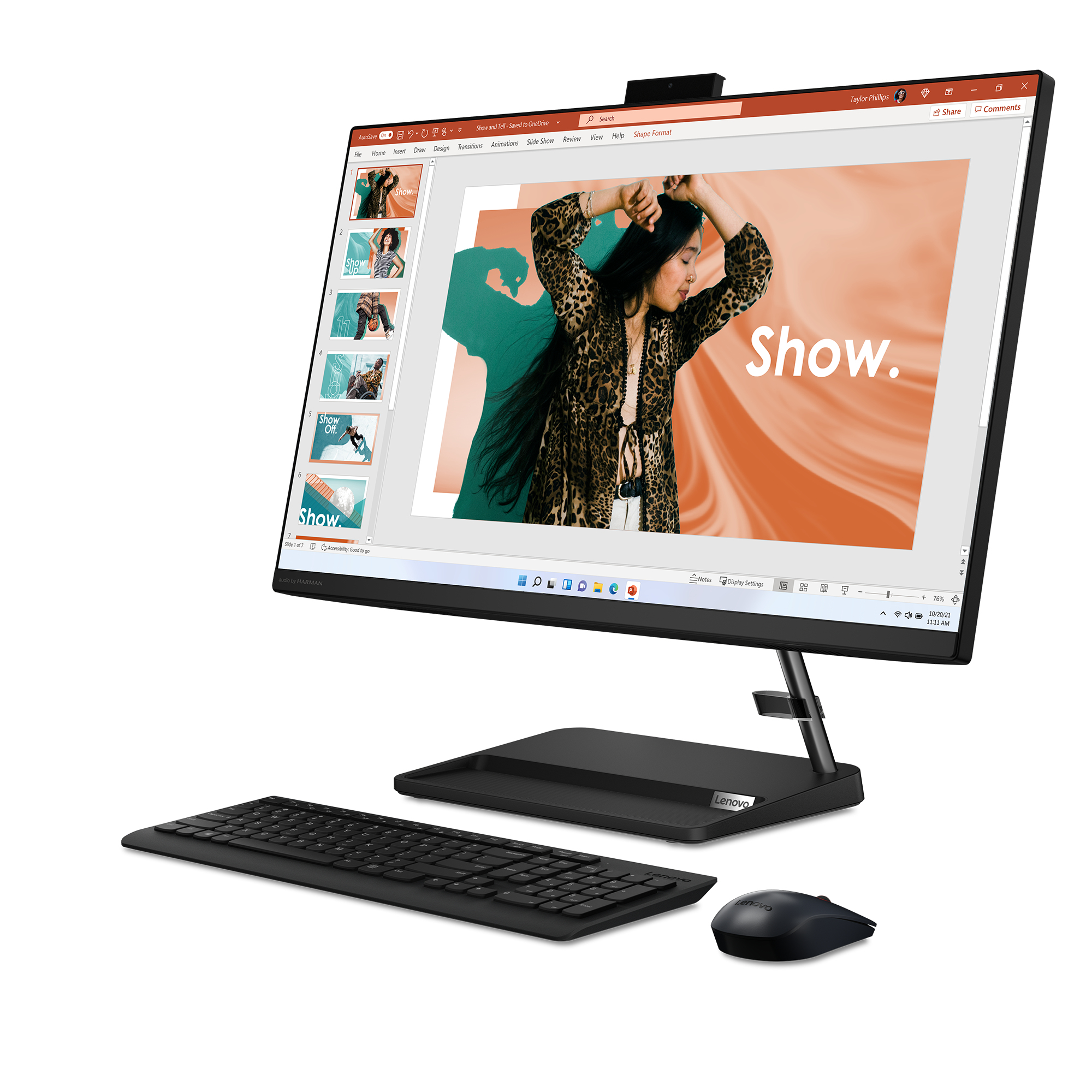 Lenovo IdeaCentre AIO 3 27IAP7 Intel® Core™ i5 i5-13420H 68.6 cm (27″) 1920 x 1080 pixels All-in-One PC 16 GB DDR4-SDRAM 512 GB SSD Windows 11 Home Wi-Fi 6 (802.11ax) Black image 2