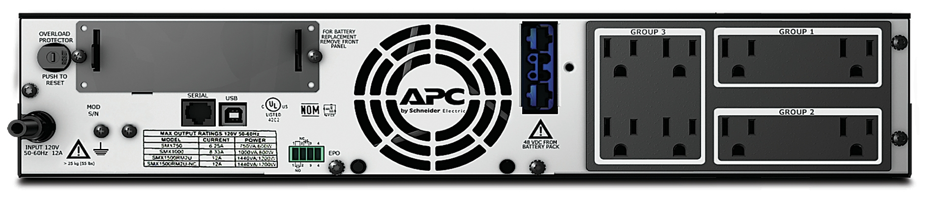 APC SMX1500RMUS uninterruptible power supply (UPS) Line-Interactive 1.44 kVA – image 2