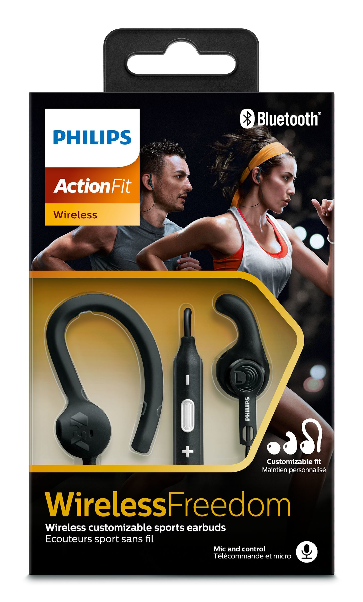 Philips SHQ7800BK/27 headphones/headset Wireless In-ear Bluetooth Black – image 2