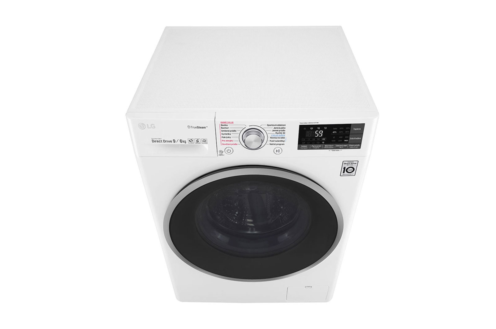 LG F94J6VG0W washer dryer Freestanding Front-load Black, White – image 7