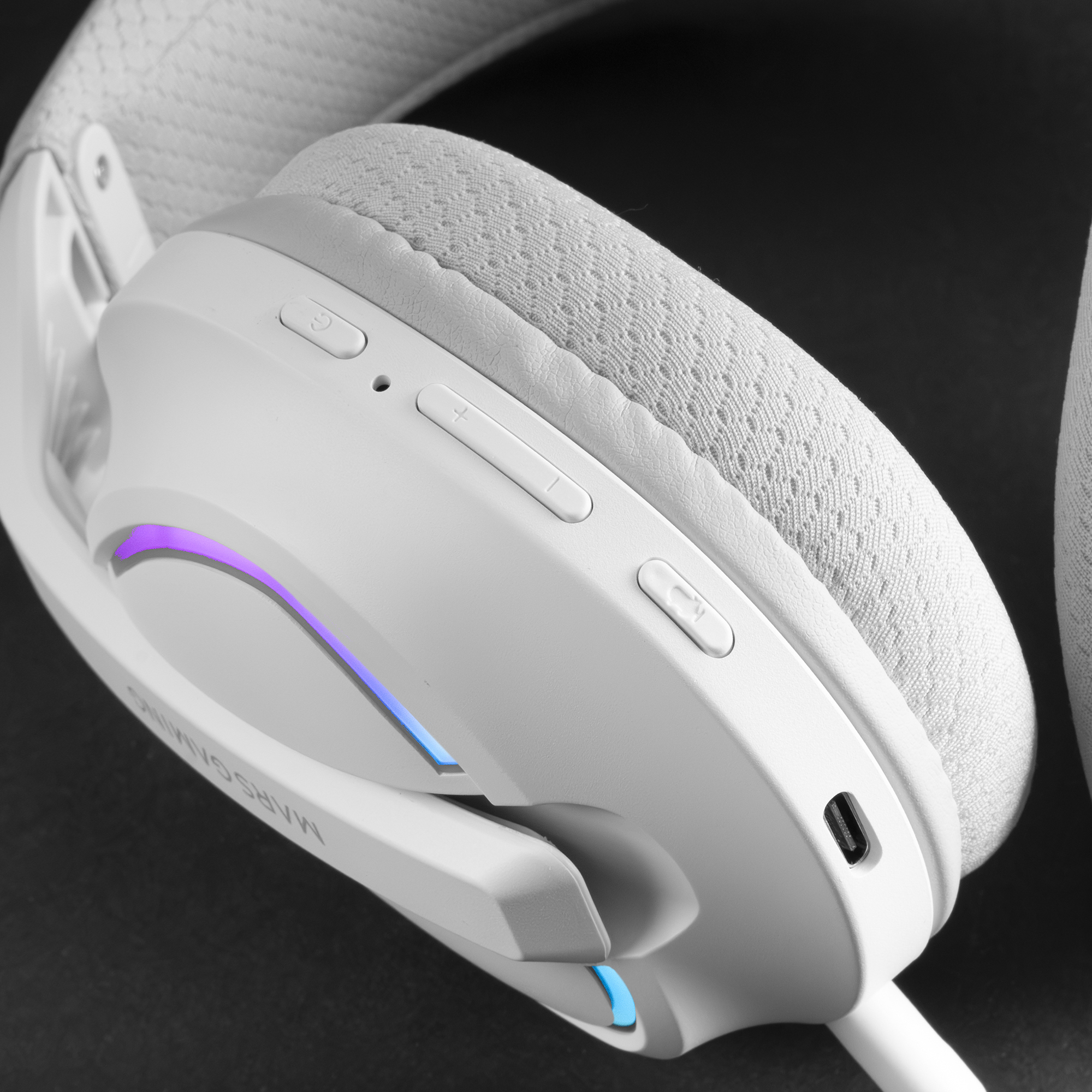 Mars Gaming MHWQUASARW headphones/headset Wireless Head-band USB Type-C / USB Type-A Bluetooth White – image 5