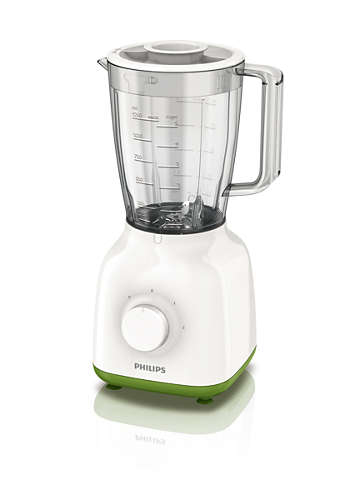 Philips HR2119 1.5 L Tabletop blender 400 W Green, White