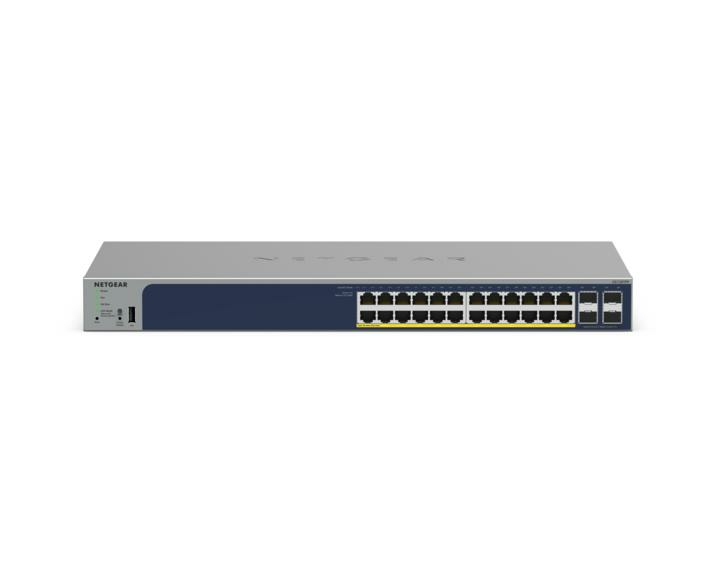 Image secondaire de NETGEAR GS728TPP Géré L2/L3/L4 Gigabit Ethernet (10/100/1000) Connexion Ethernet, supportant l'alimentation via ce port (PoE) Gr