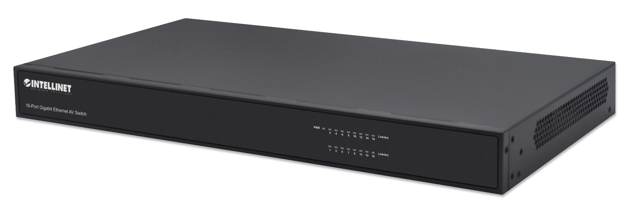Intellinet 561464 network switch Gigabit Ethernet (10/100/1000) Black