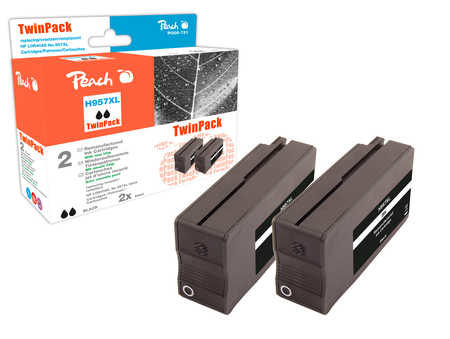Peach PI300-731 ink cartridge 2 pc(s) Compatible High (XL) Yield Black