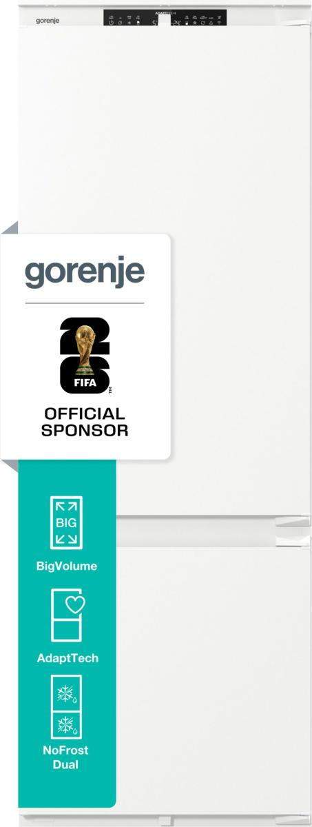 Gorenje Kombinerade kyl/frysskåp NRKI619D61WFE BK070A