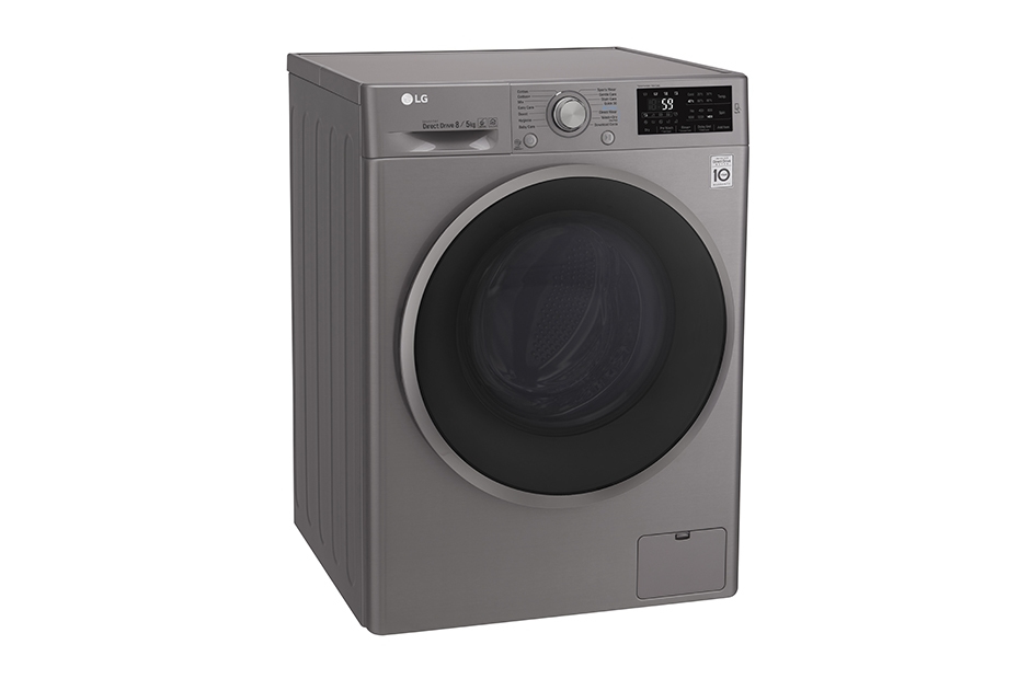 LG F4J6TM8S washer dryer Freestanding Front-load Stainless steel – image 3