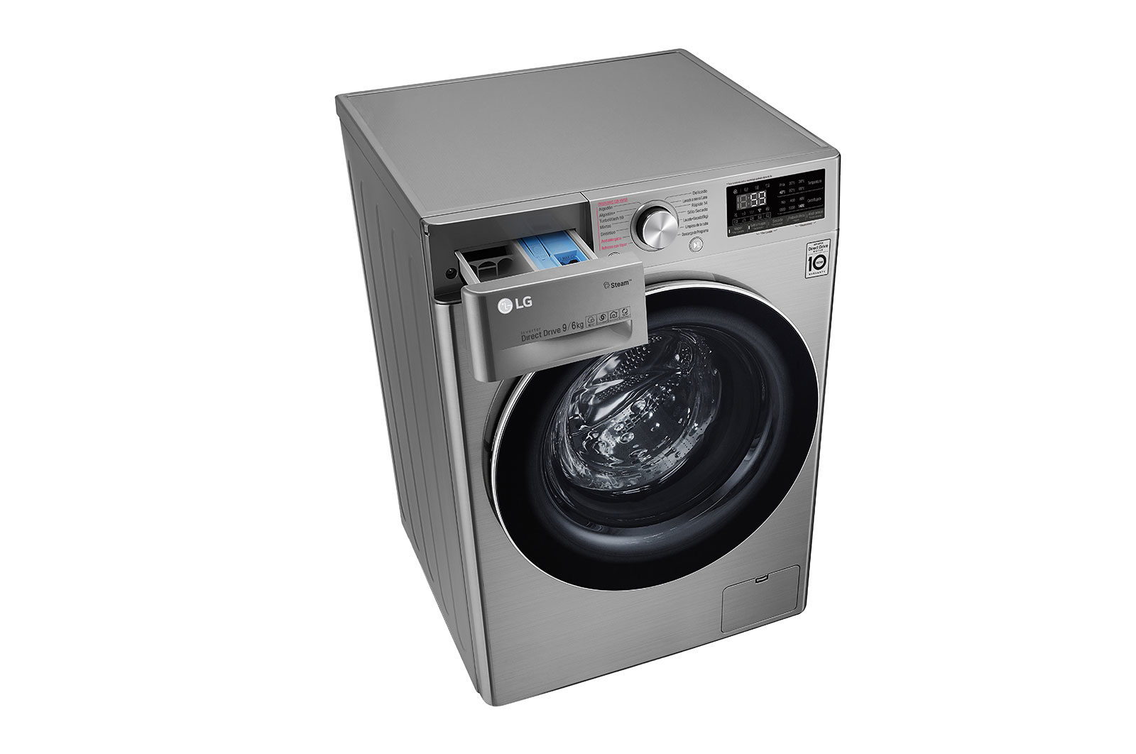 LG F4DV709H2T washer dryer Freestanding Front-load Stainless steel – image 9