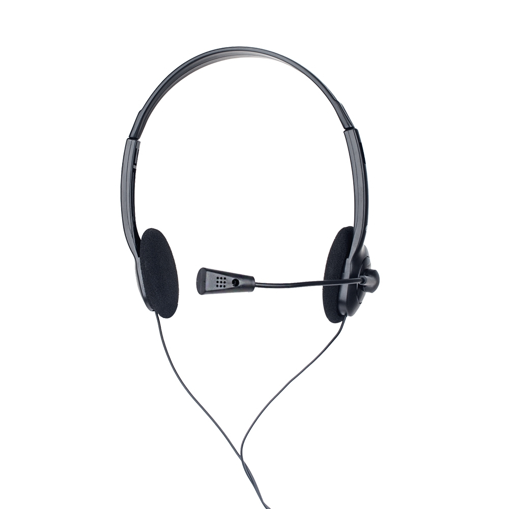 Vultech HS-01 headphones/headset Wired Head-band Calls/Music Black, Red – image 2