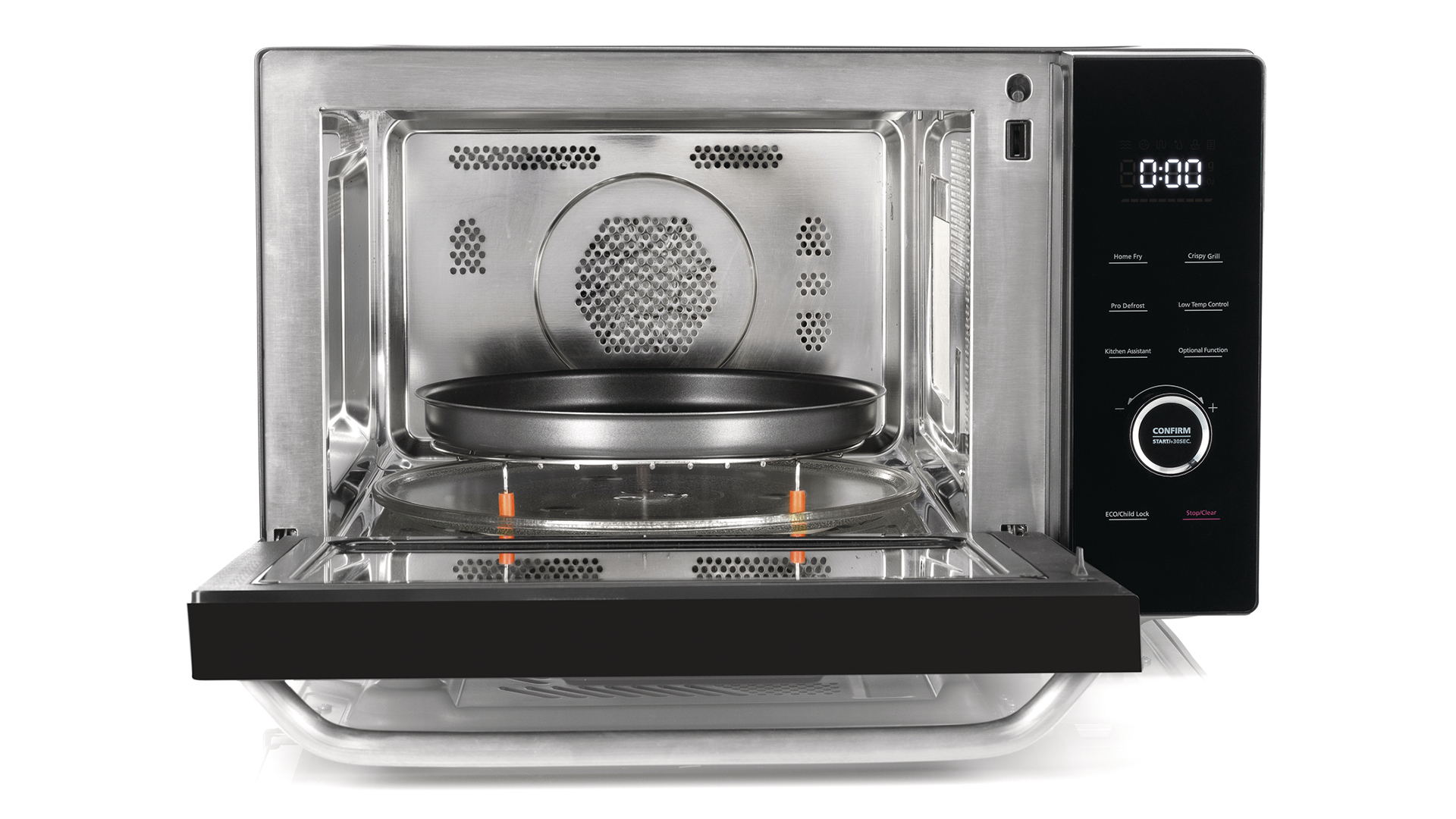 Hisense H30MOBS10HC microwave Black Combination microwave Countertop – image 4