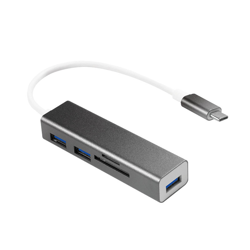 LogiLink UA0305 laptop dock/port replicator Wired USB 3.2 Gen 1 (3.1 Gen 1) Type-C Aluminium – image 6
