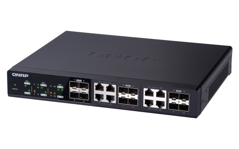 QNAP QSW-1208-8C network switch Unmanaged Black – image 8