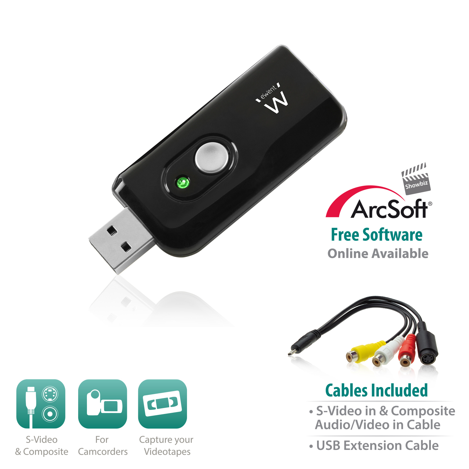 Ewent EW3707 video capturing device USB 2.0 – image 2