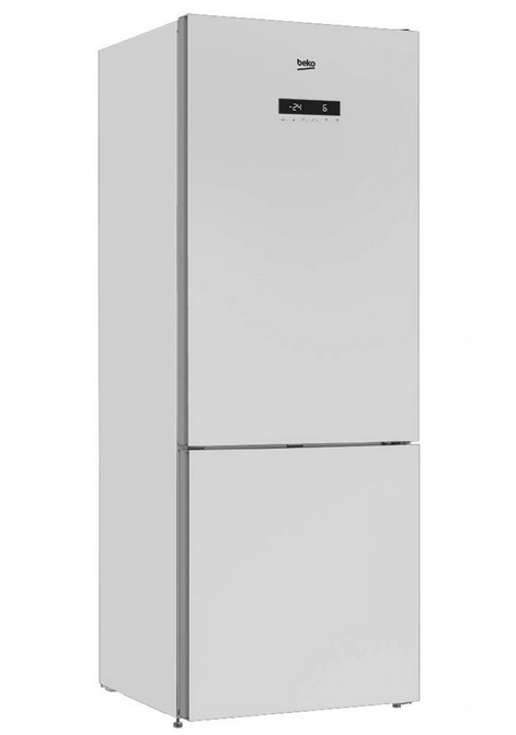 Beko CNE520EE0ZGW fridge-freezer Freestanding White – image 1