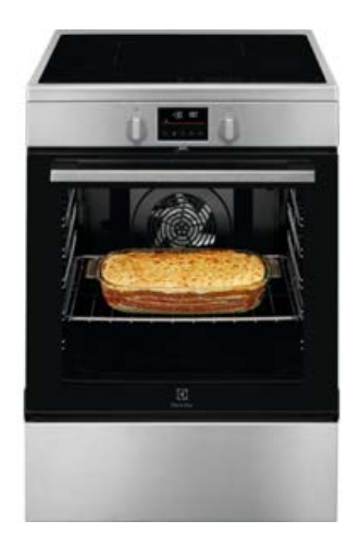 Electrolux LKI64890BX Freestanding cooker Electric Zone induction hob Stainless steel