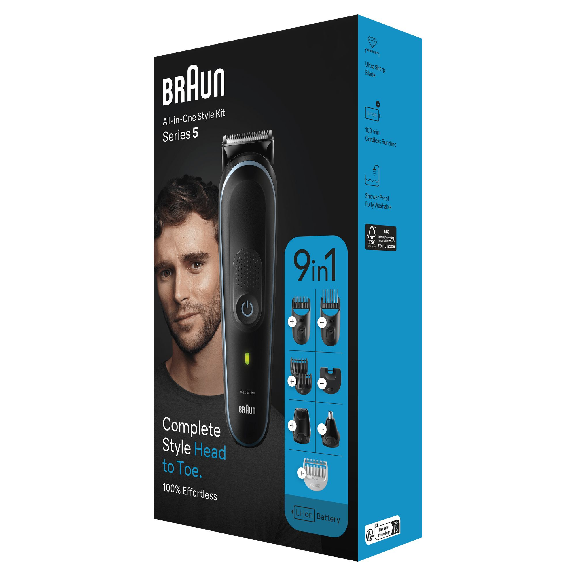 Braun MGK5411 Black, Blue Lithium – image 4